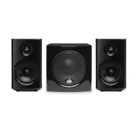   PSB Alpha 1-100 aktív média rendszer magasfényű fekete színben