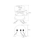 TIC Audio B515 Bluetooth 5.0 omni, aktív kültéri mélyláda