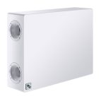 heco Ambient Sub 88F White - Ultralapos, kompakt, Bass-reflex aktív mélysugárzó, fehér