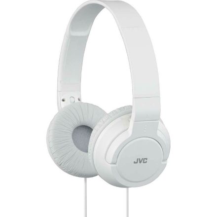 JVC HA-S180W - Összecsukható, ultrakönnyű utcai fejhallgató fehér színben